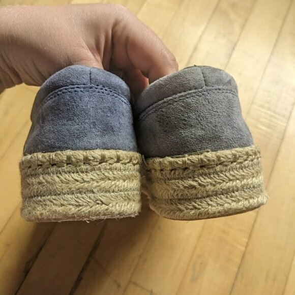 NEW Tretorn | Emilia Suede Platform Espadrille Sneakers in Deep Sea Blue - Picture 7 of 9